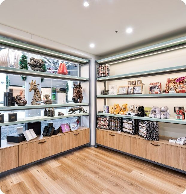 A Store Filled With Lots of Items on Shelves — Moltus Construction in Braddon,  ACT