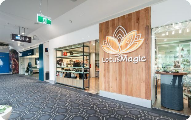A Lotus Magic Store is Located in a Shopping Mall — Moltus Construction in Braddon,  ACT
