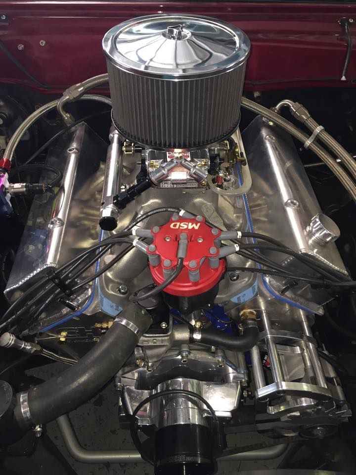 A Clean, Chrome-accented V8 Engine With A Red Msd Distributor Cap — Auto Inspections & Road Services N.T. in Woolner, NT