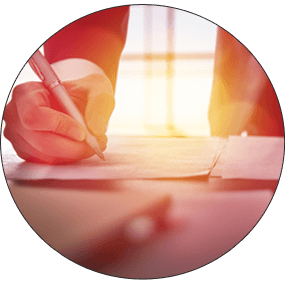 Lawyer signing documents—Family Law in Butler, NJ Lawyer signing documents—Family Law in Butler, NJ