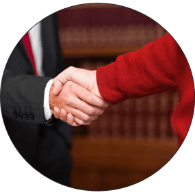 Attorney Shake Hand to a Client—Family Law in Butler, NJ