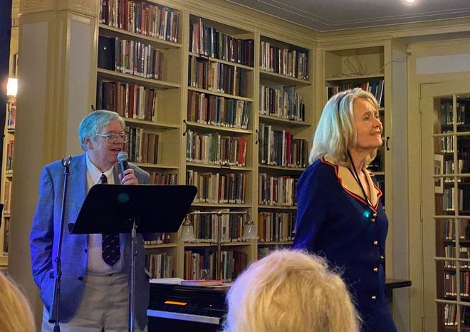 Live performance featuring Ginny Bales and Jay Gitlin