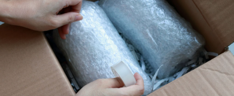 Packing glassware safely