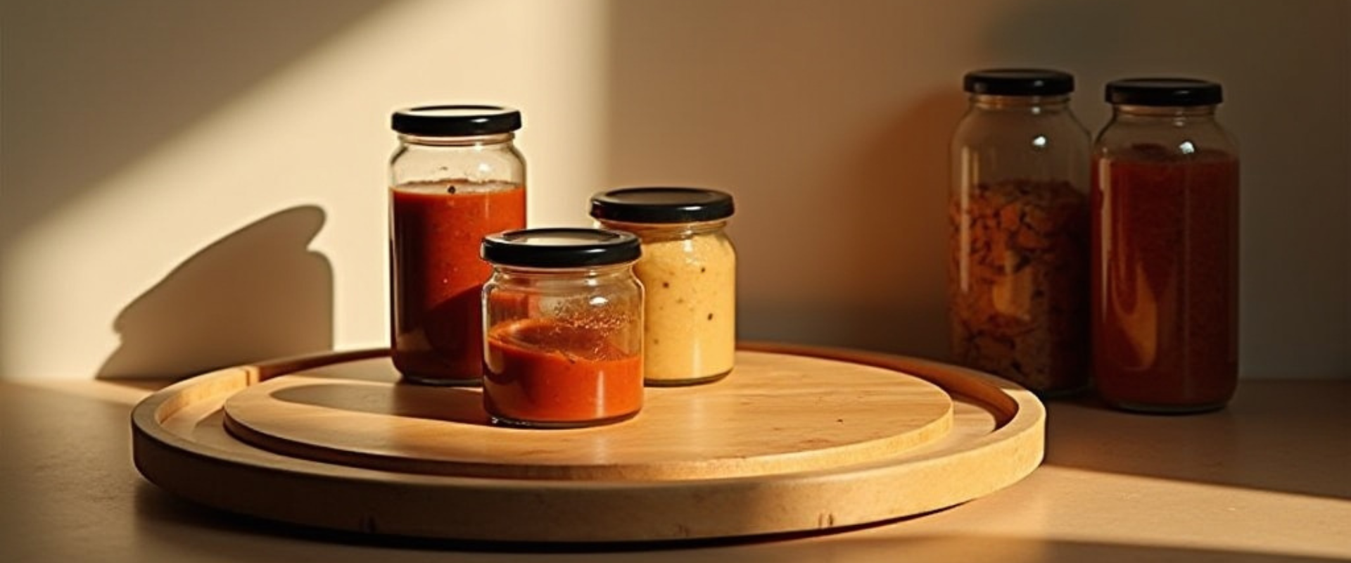 Lazy susan for small kitchen organization