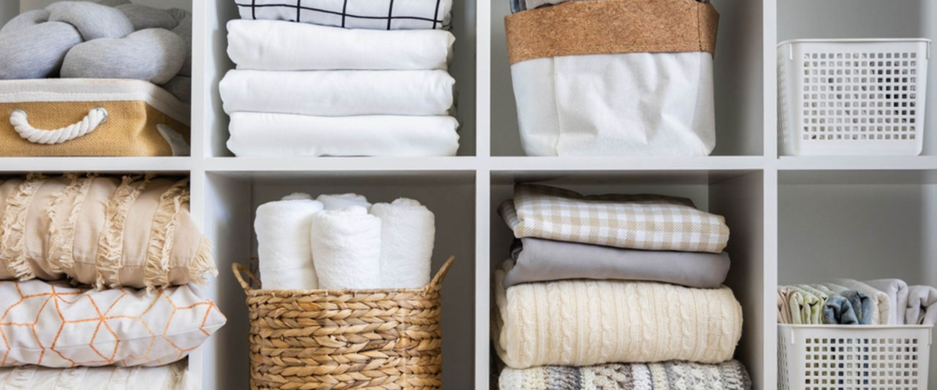 storage bins for linen closets