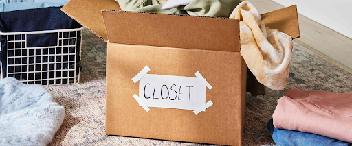 organizing moving supplies