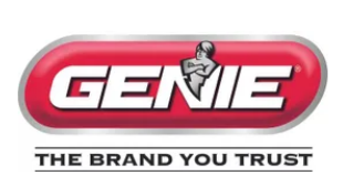 A red genie logo that says the brand you trust