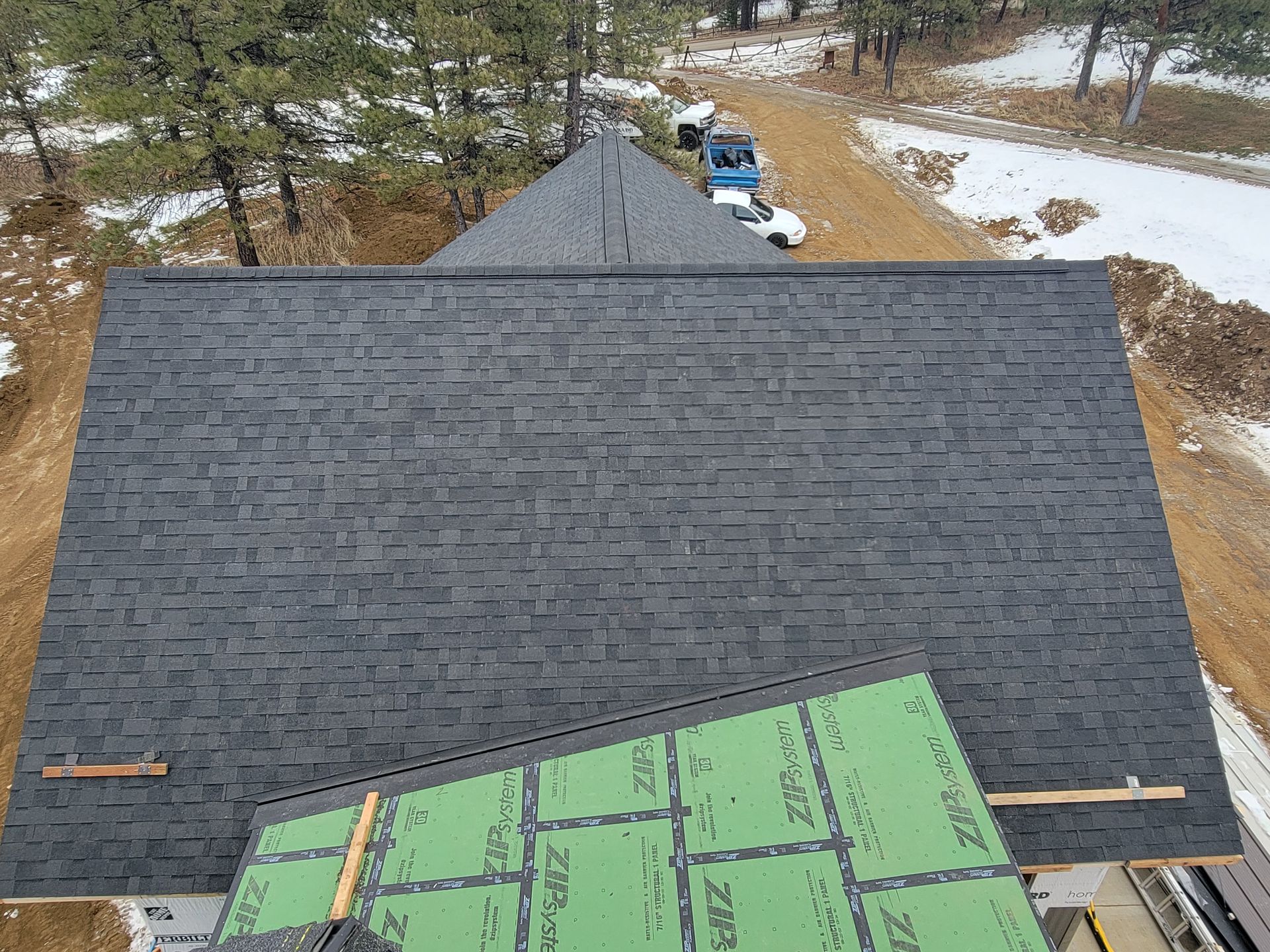 Ellingson Roofing LLC - New Construction Steep Roof - Shingle Roof