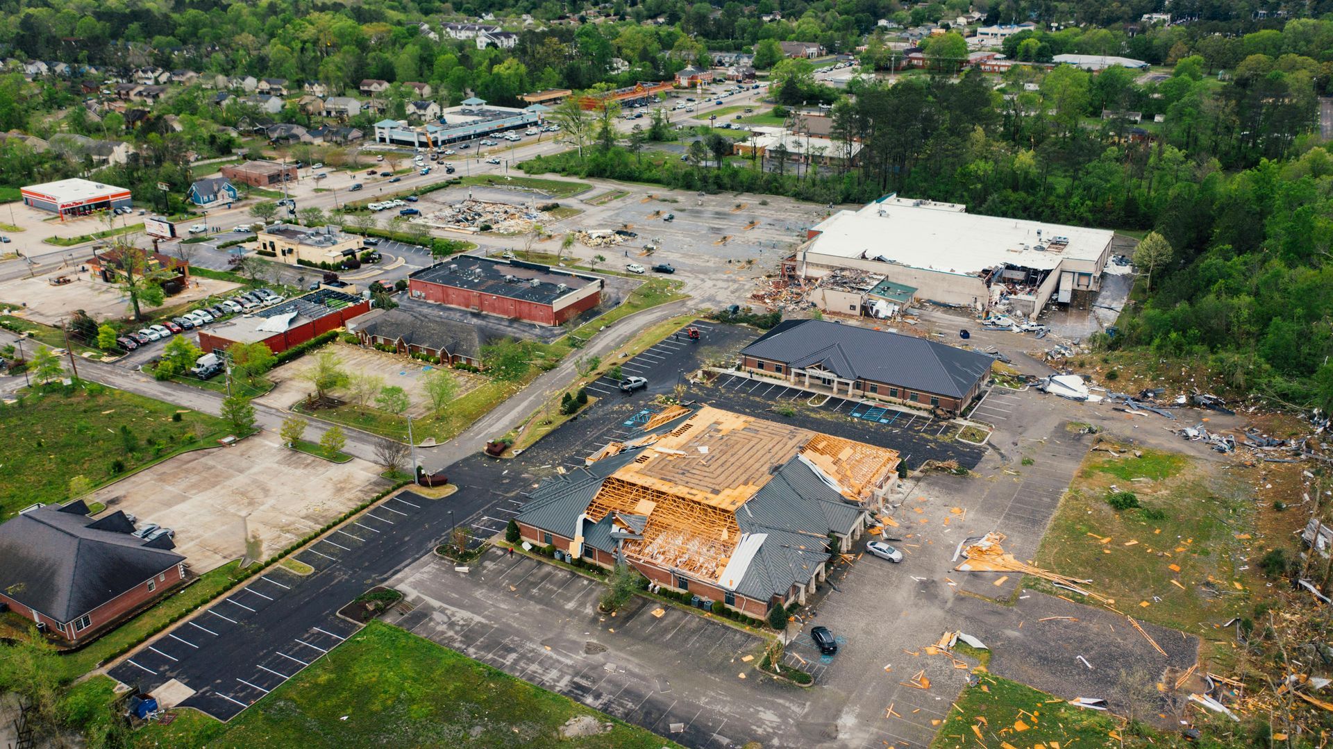 roof storm damage repair in Helena MT, photo of roof damage in Helena to a home