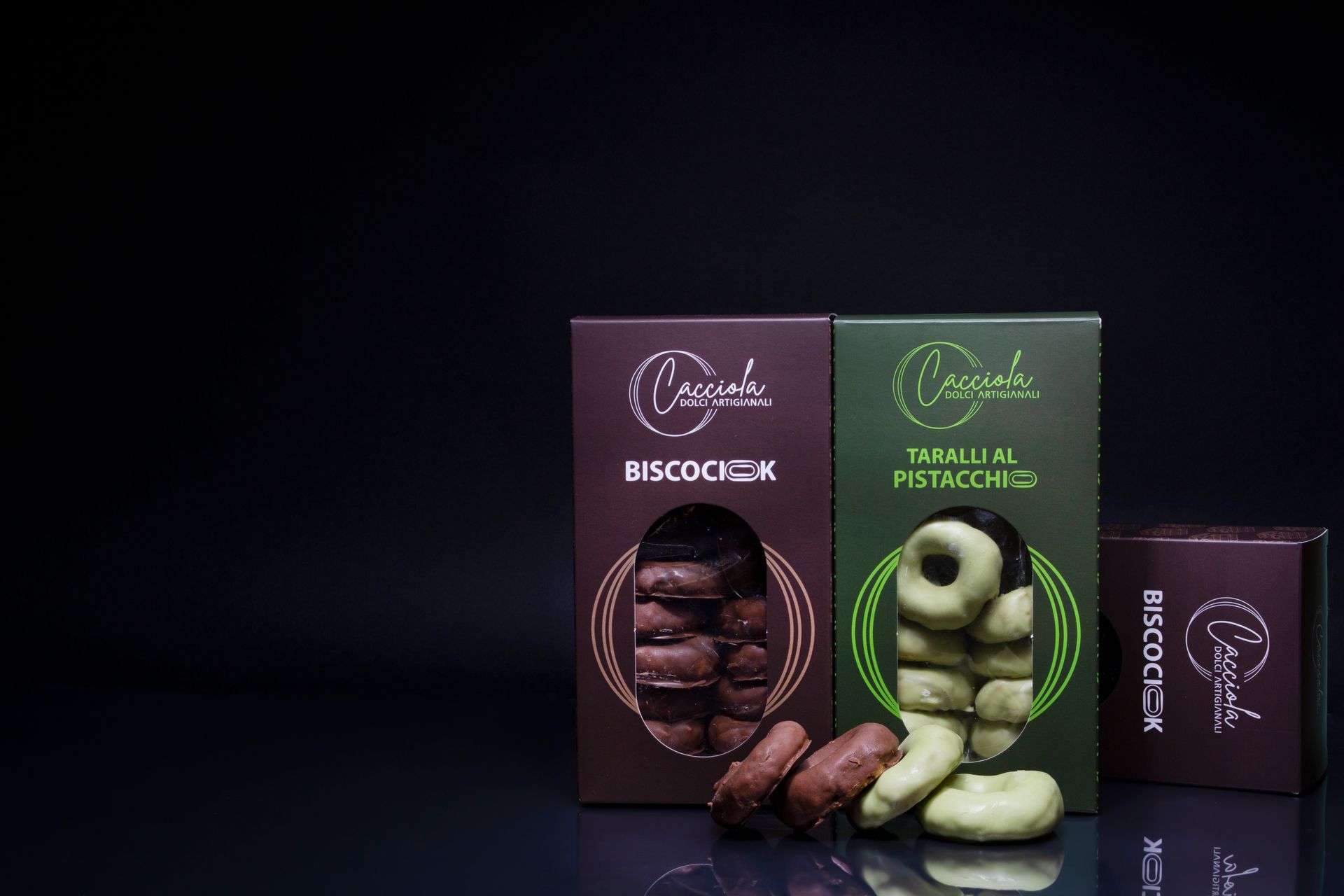 taralli al cioccolato e pistacchio