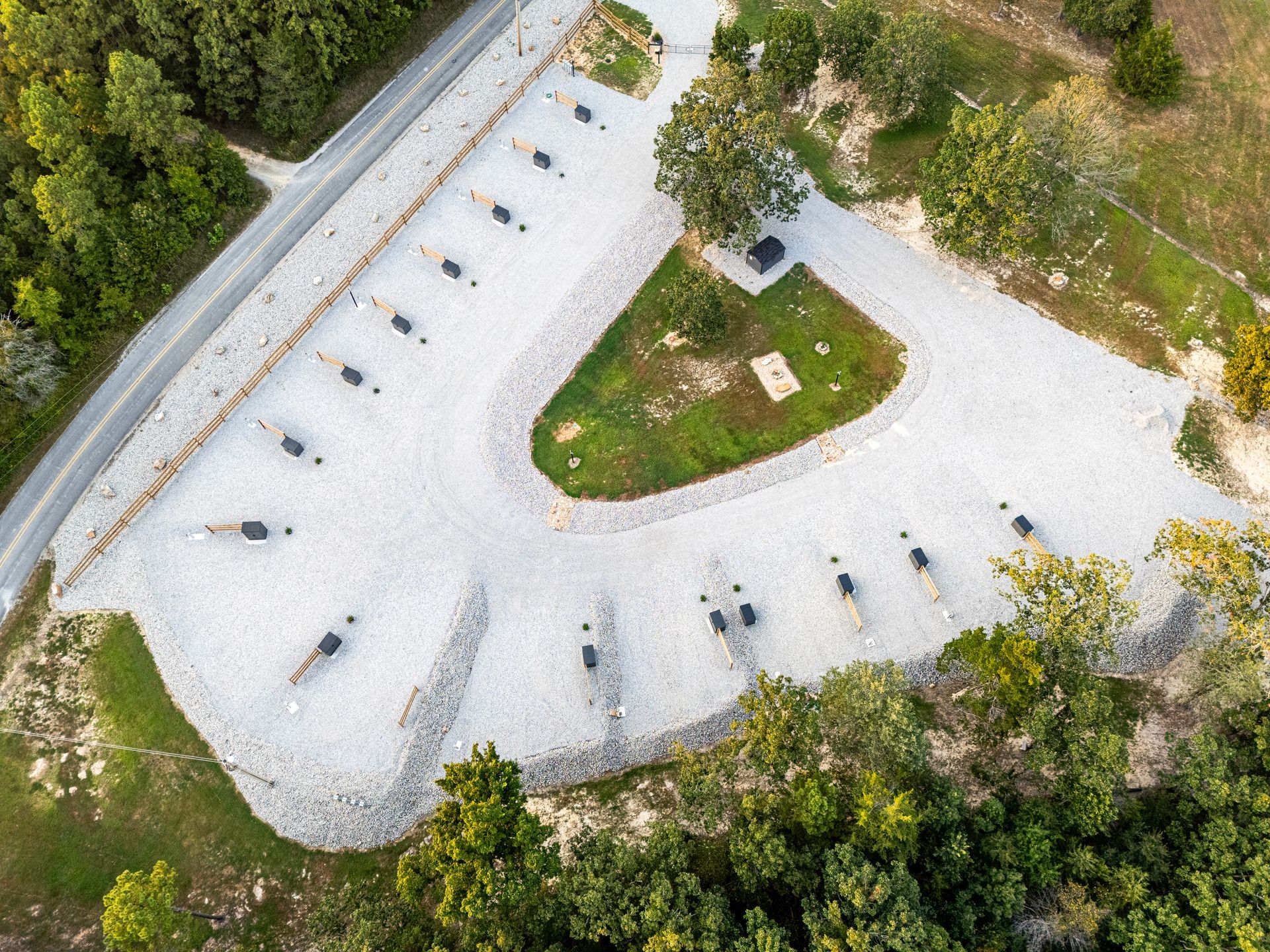 White River Vacation RV Resort aerial view
