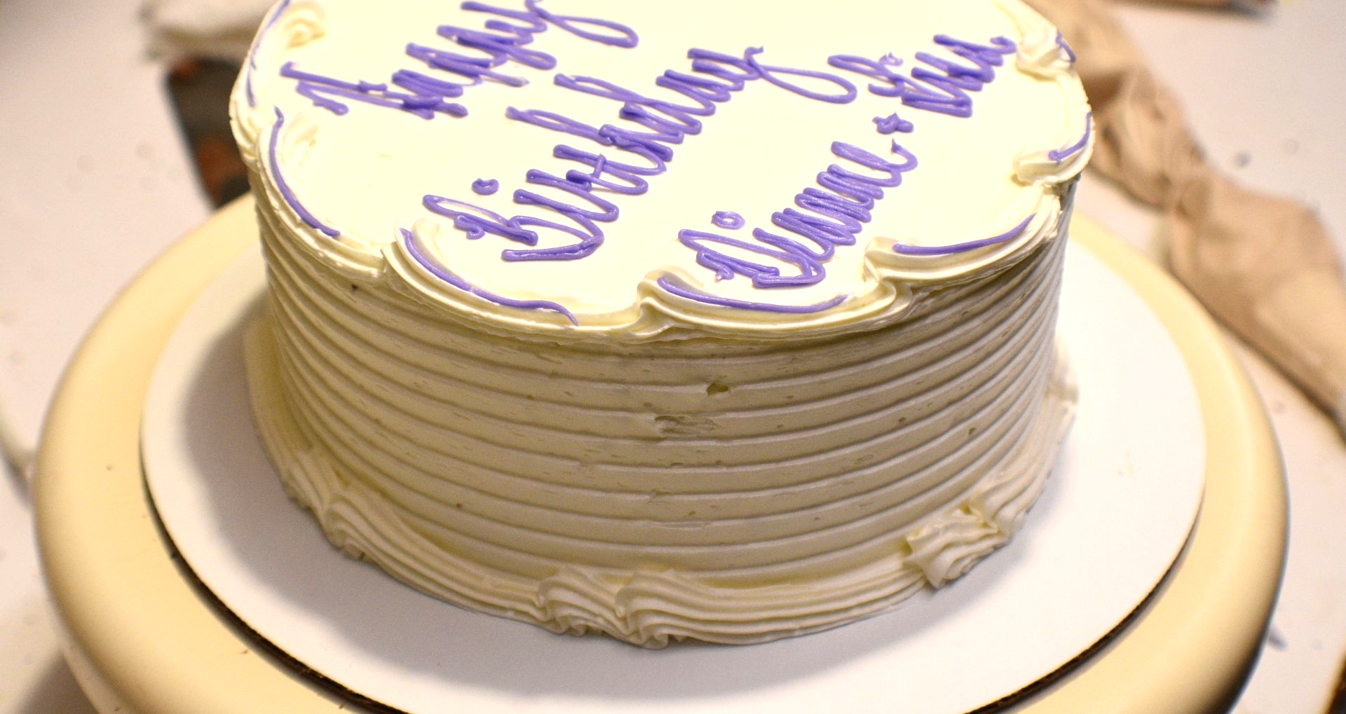 birthday cake script