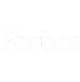 Faint white “Forbes” logo on a light background