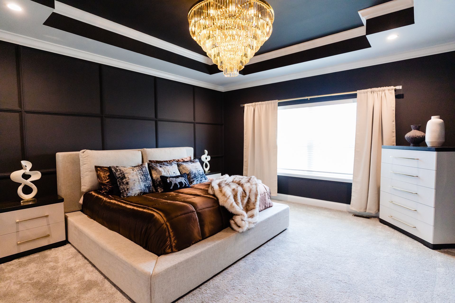 A group of people are looking at a map on a table.