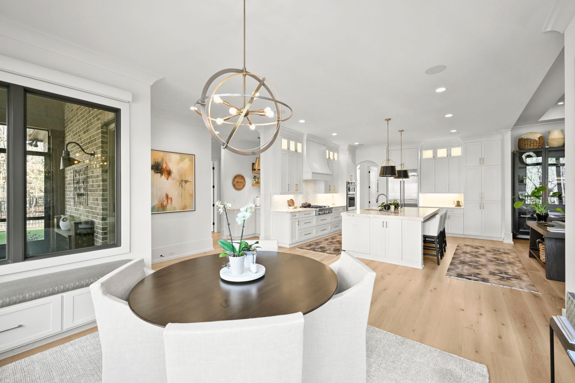 Beautiful Interior View Of Table and Kitchen — Charlotte, NC — Harland Building Group