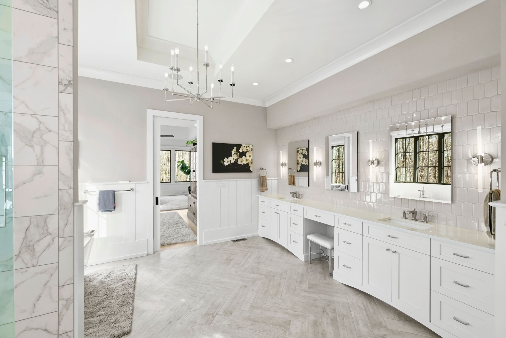 Wide Bathroom Beautiful Design — Charlotte, NC — Harland Building Group