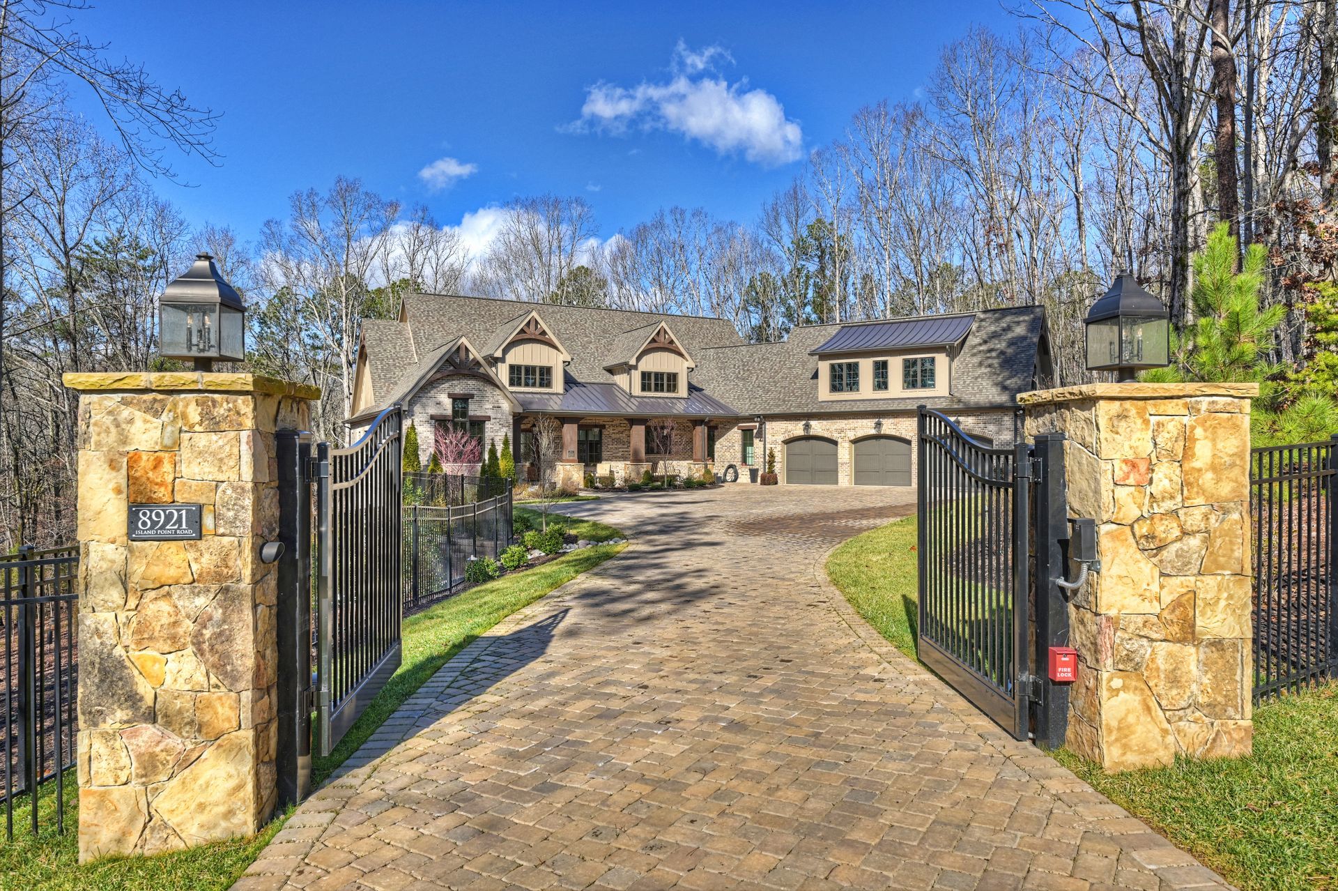 Beautiful Paver Driveway — Charlotte, NC — Harland Building Group