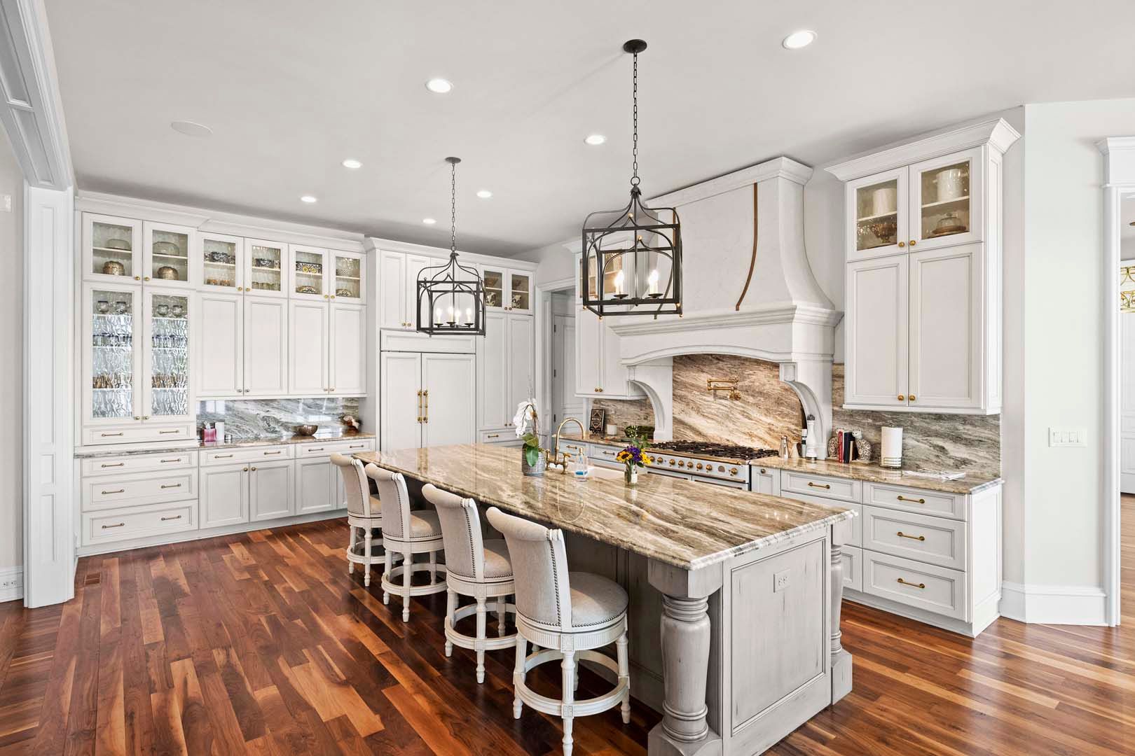 Kitchen With White Cabinets — Charlotte, NC — Harland Building Group