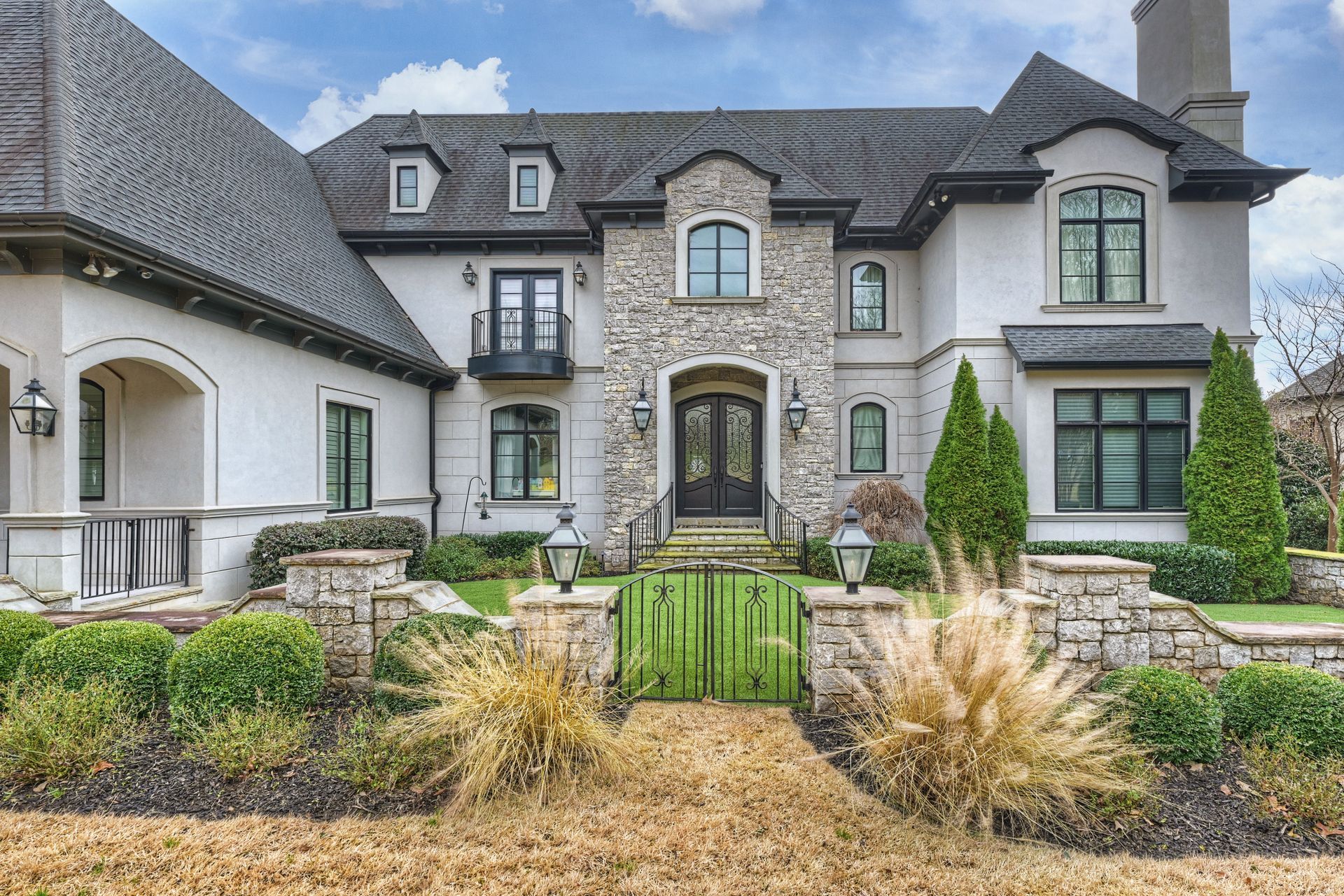 House With Metal Gate — Charlotte, NC — Harland Building Group