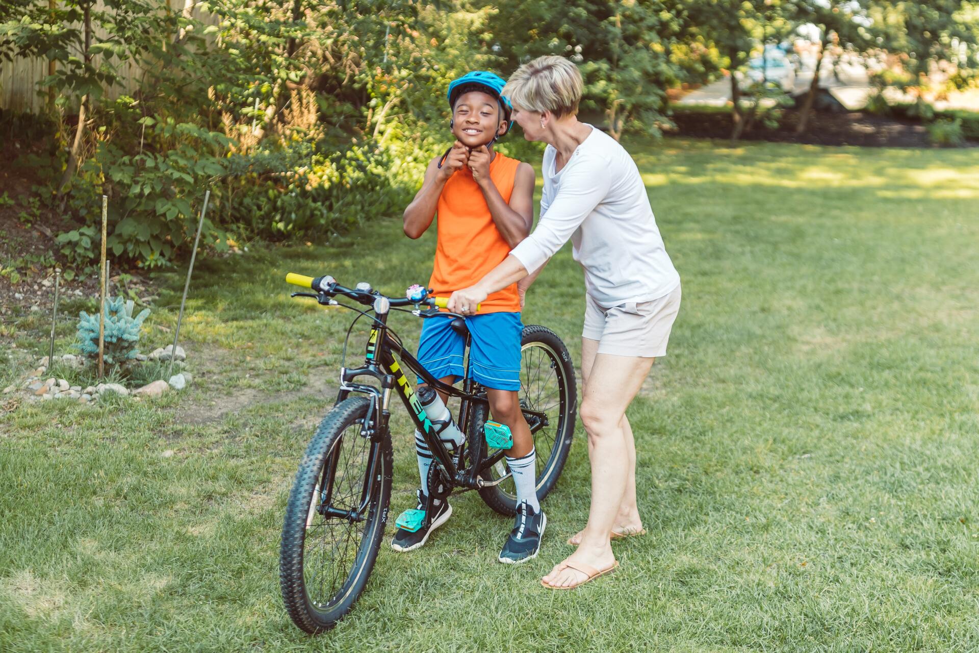 teach how to ride bicycle