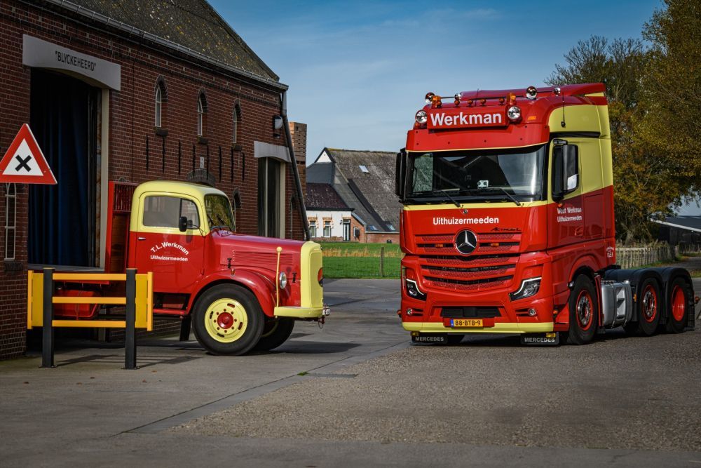 Familiebedrijf Werkman Viert 100-jarig Bestaan Bedrijf Met Nieuwe Actros.