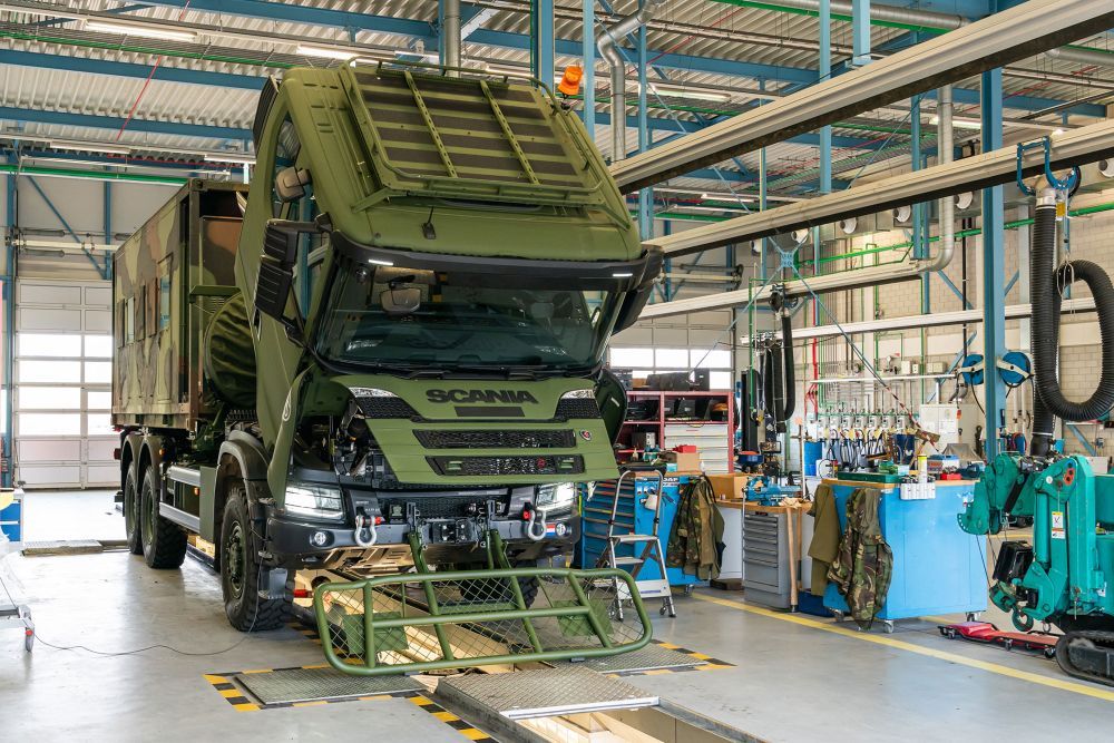 Defensie En Scania Zetten Met Nieuwe Werkplaats De Volgende Stap In ...