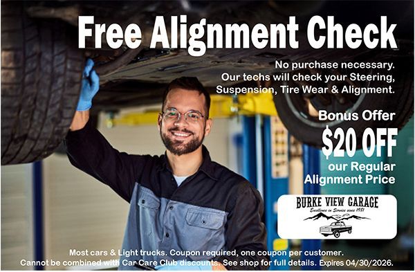 April Special | Burke View Garage