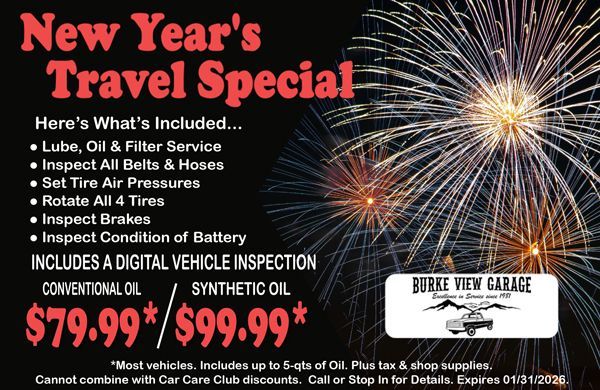 Specials | Burke View Garage