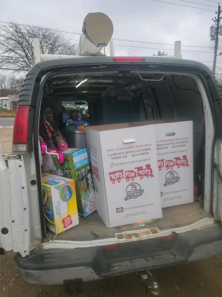 Toys For Tots donations