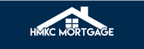 The logo for heritage mortgage i kc shows a house with a blue roof
