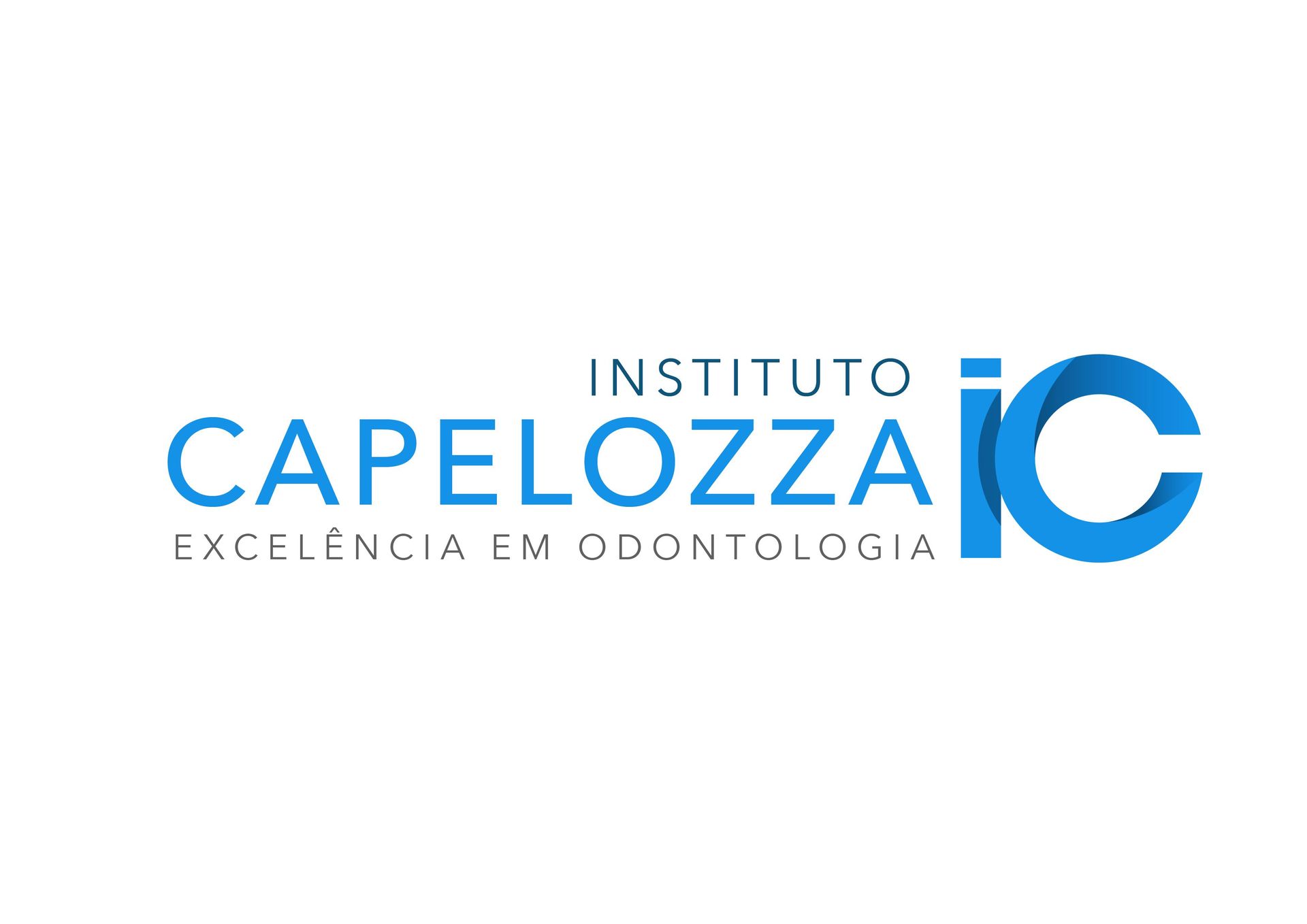 The logo for instituto capelozza ic is blue and white.
