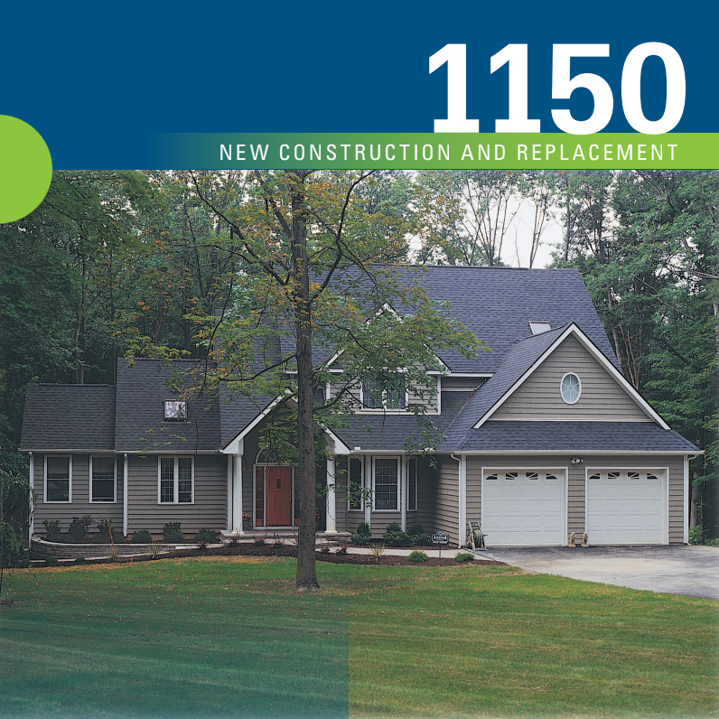 A picture of a house with the number 1150 on it