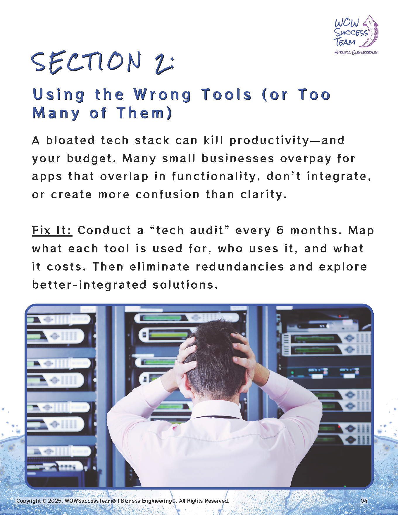A poster that says top tools explained 02 accounting software