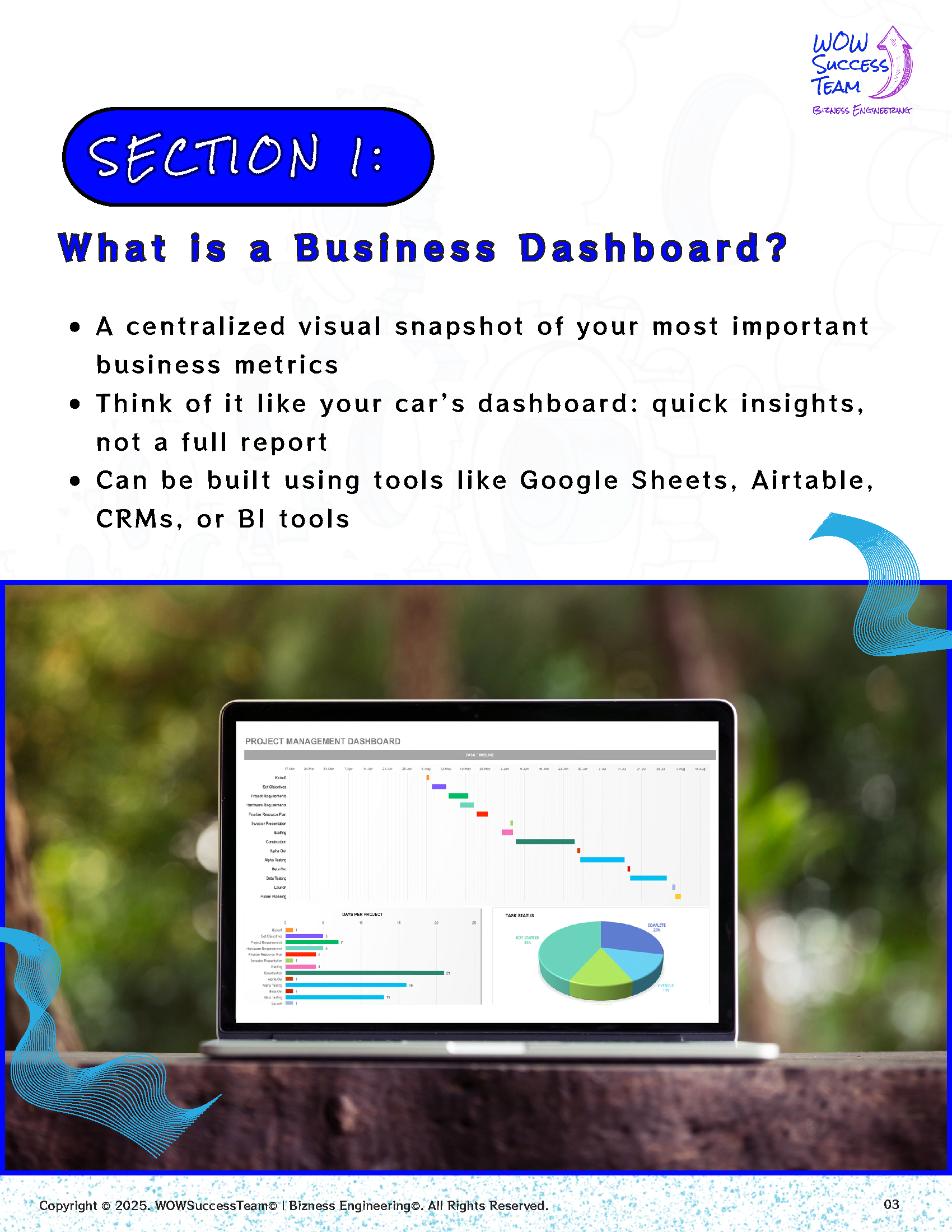 A poster explaining top tools for customer relationship management