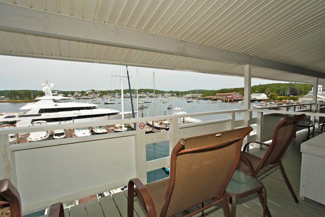 Wonderful Views of the Harbor and Marina from the 2nd floor waterfront rooms!