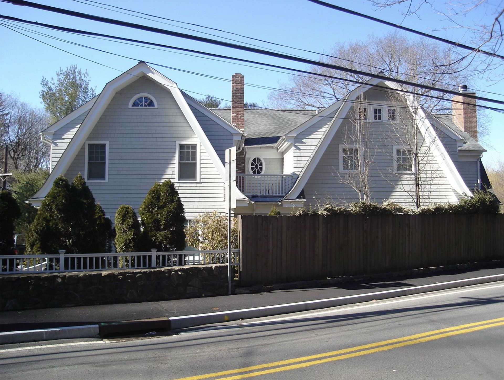 Fairfield Road, Greenwich, CT - AFTER (View from Stanwich Road)