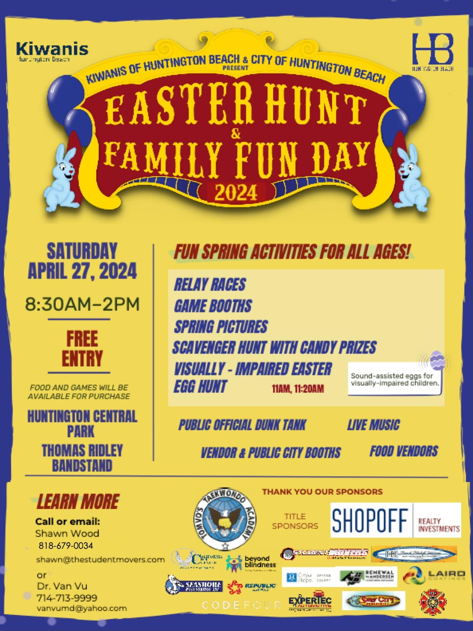 Kiwanis Easter Egg Hunt Family Fun Day