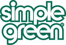 The Simple Green logo featuring white, bold, rounded lettering outlined in green.