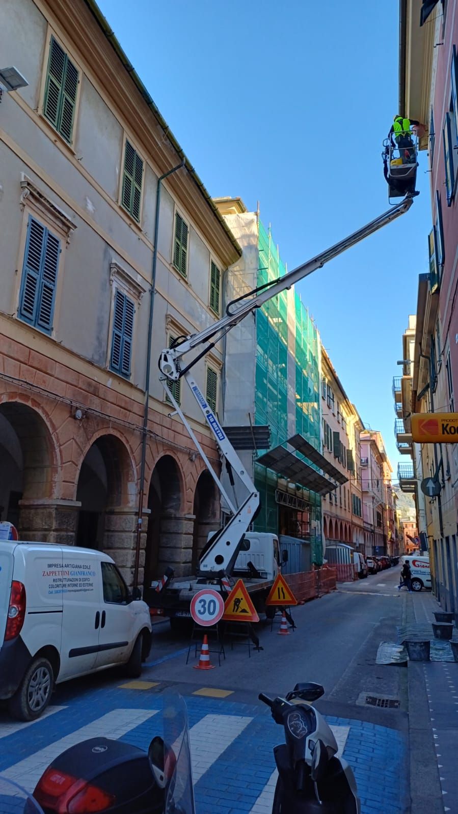 Rifacimento e coloritura facciate Impresa Edile Zappettini Chiavari