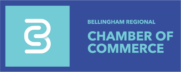 A logo for the bellingham regional chamber of commerce