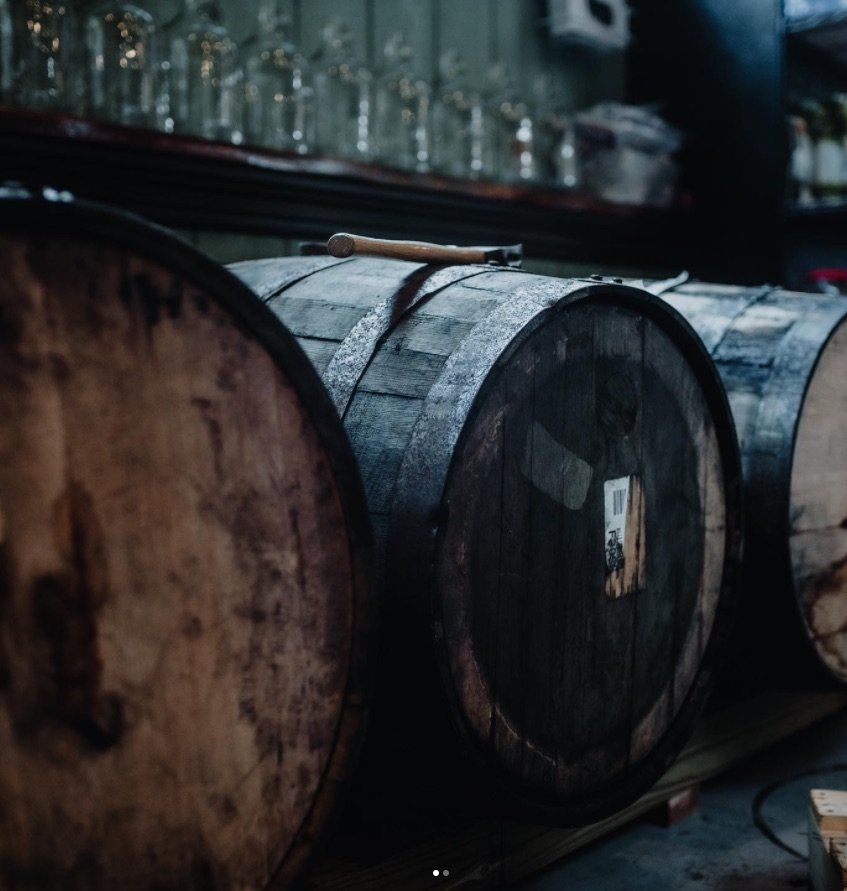 Rebel Hive Meads in Barrels