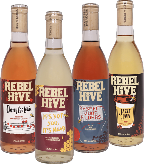 Get a 4-Pack of Our Most Popular Honey WIne Meads. Click below to buy online!