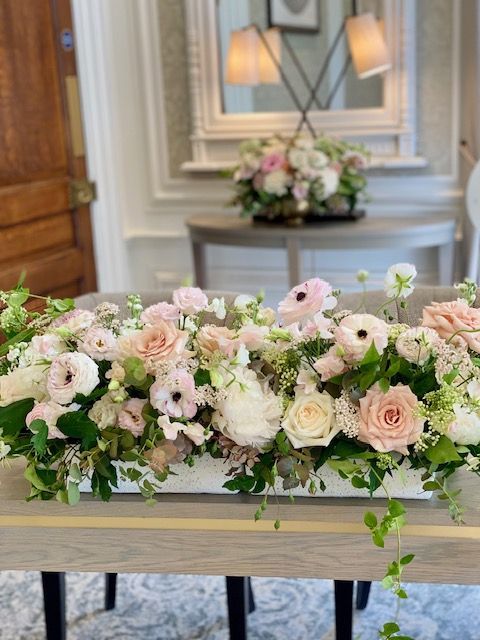 Registry Table Flowers