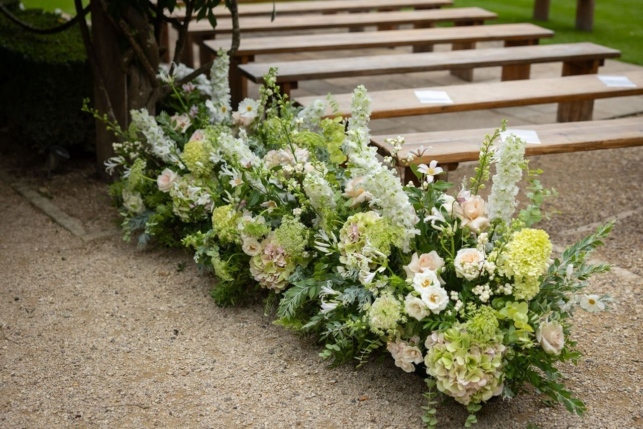 Wedding Aisle flowers