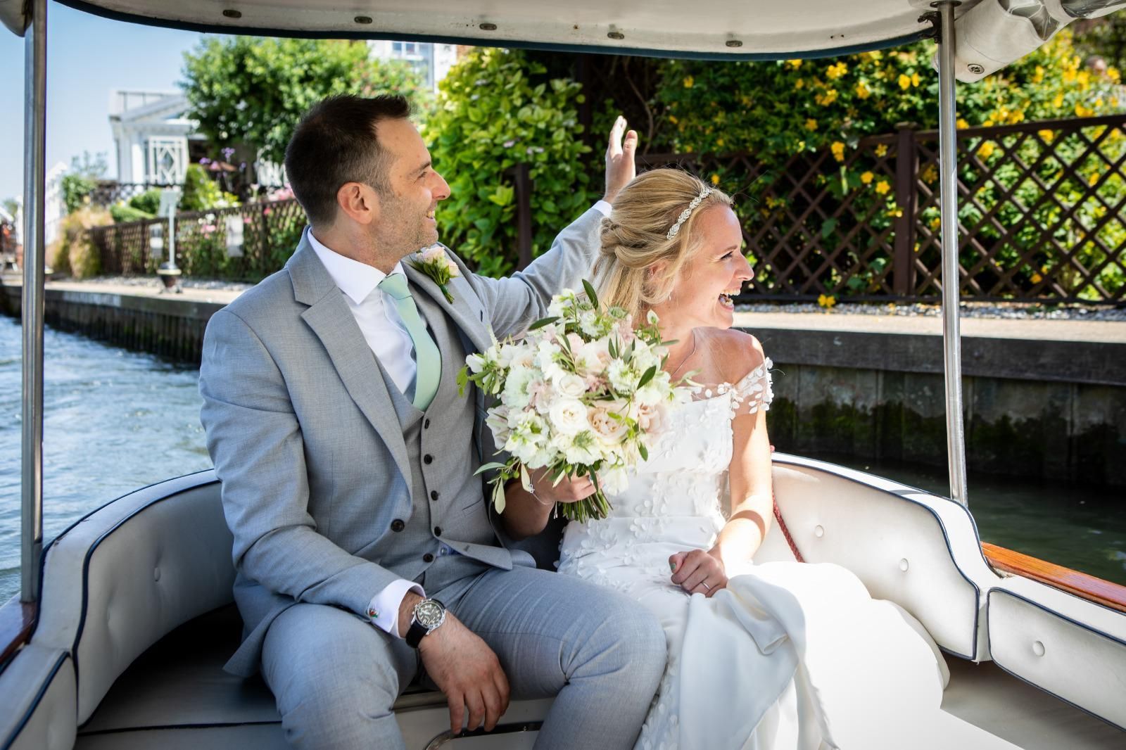 Bride and Groom Marlow Wedding
