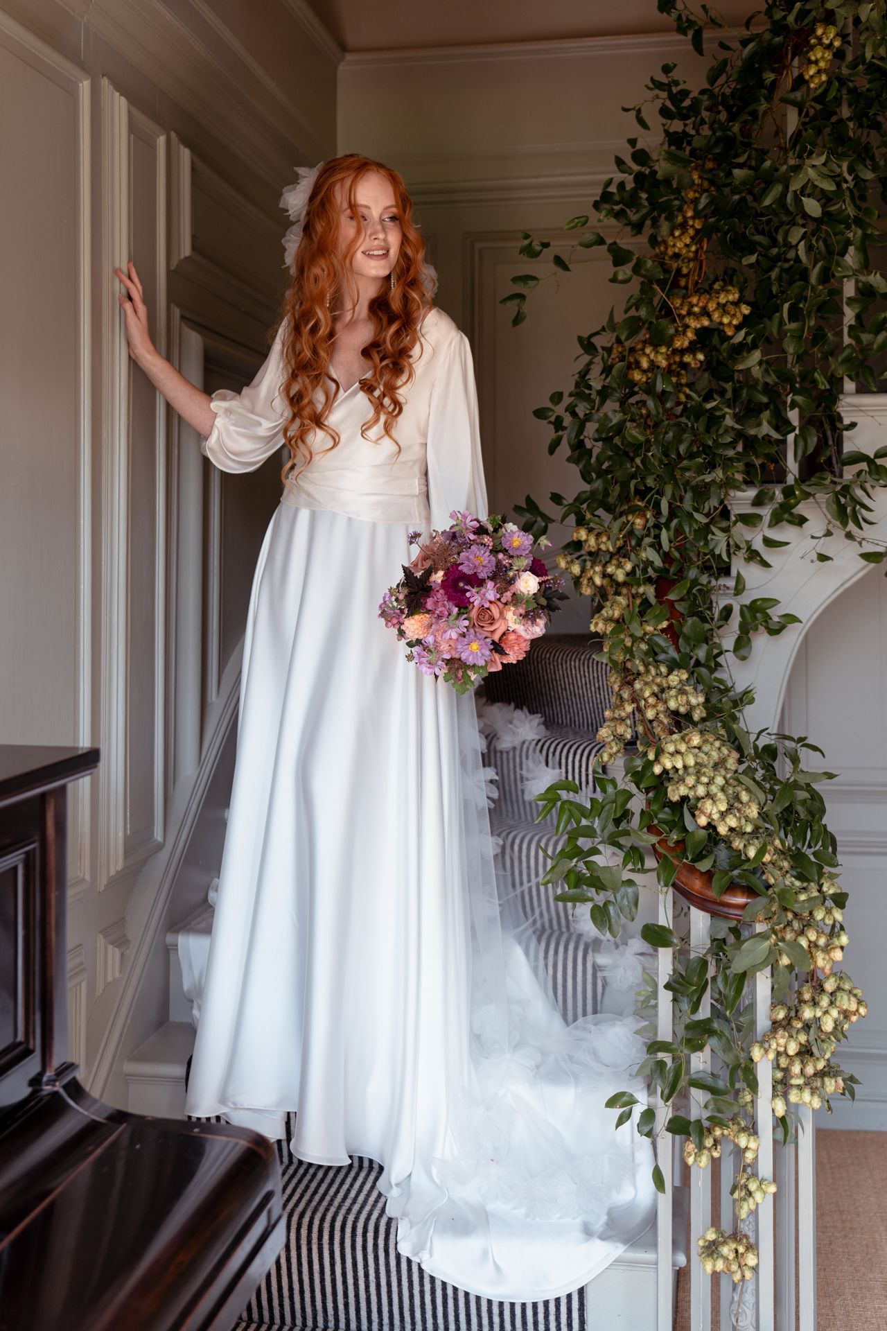 Bridal Bouquet by Papaver Studio at Sandon Manor