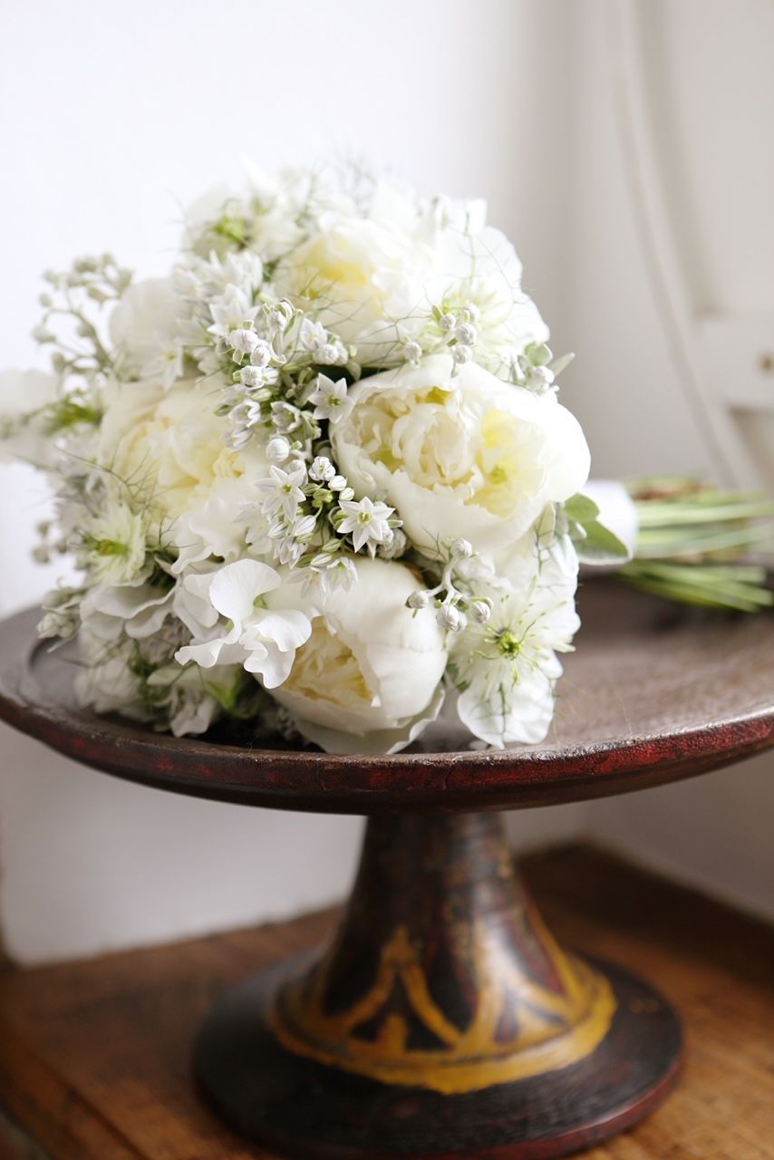 Bridal Bouquet with Peonies Washing Weddings 