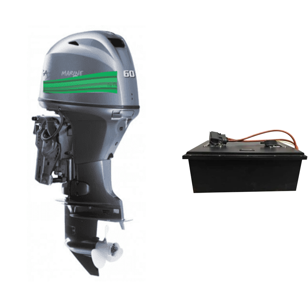 30KW Electric Outboard and 30KWH Lithium Battery