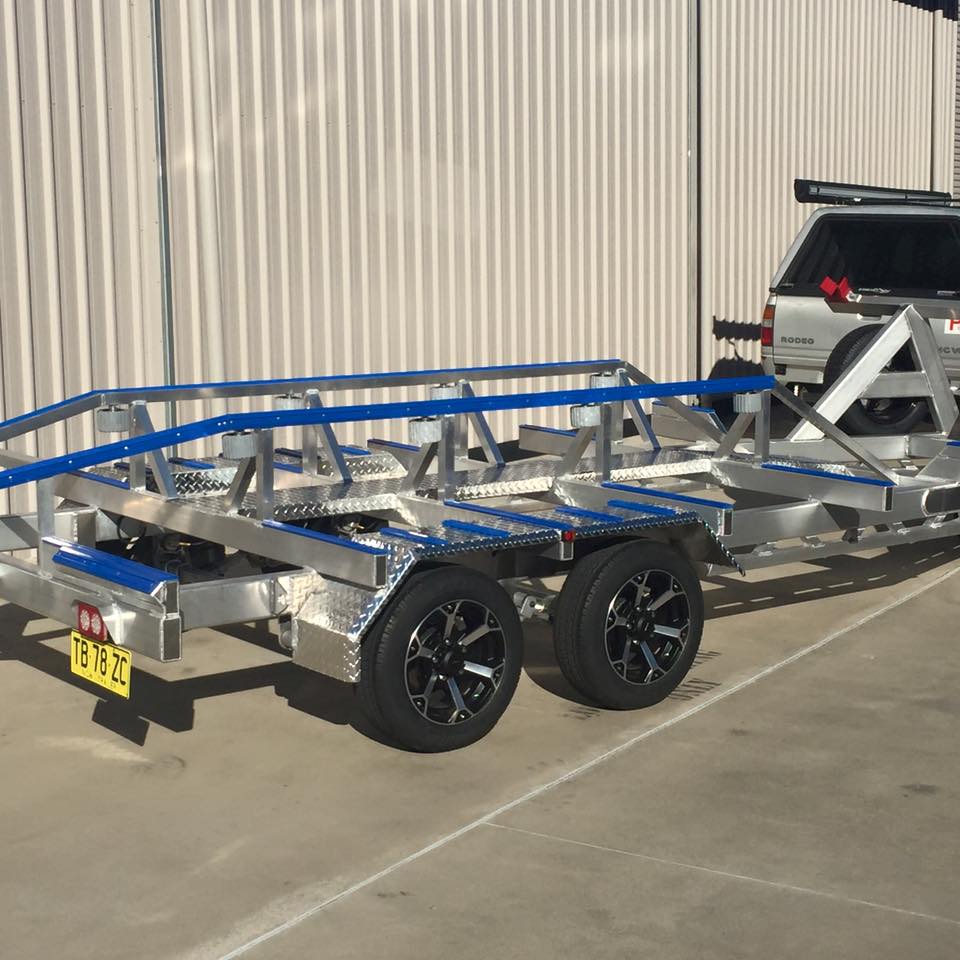 rear view shot of a trailer