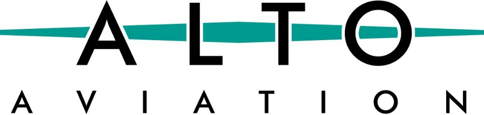 A logo for alto aviation is shown on a white background.